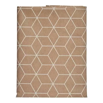 Tablecloth Thin canvas Abstract Beige (140 x 180 cm)