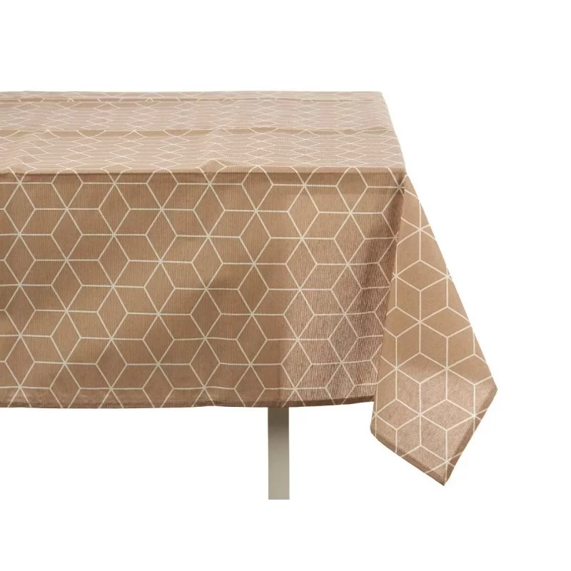 Tablecloth Thin canvas Abstract Beige (140 x...