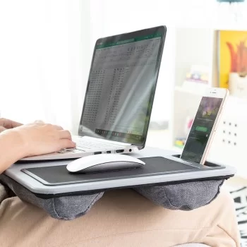 Portable Laptop Desk with XL Cushion Deskion InnovaGoods 2