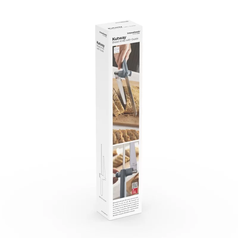 Bread Knife with Adjustable Cutting Guide...