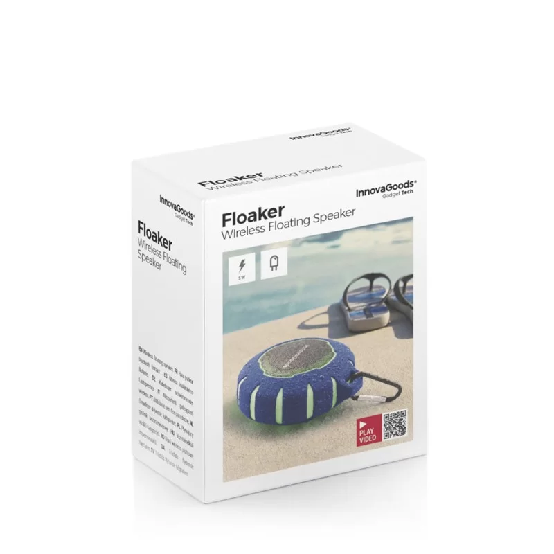 Floating Wireless Speaker with LED Floaker...