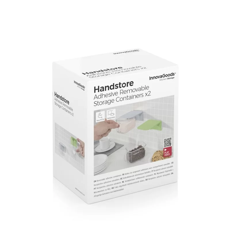 Removable Adhesive Kitchen Containers Handstore...