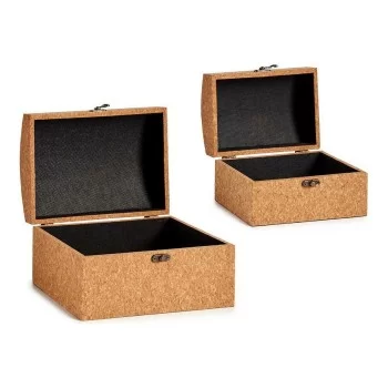 Set of Chests Cork MDF Wood (2 pcs) 2