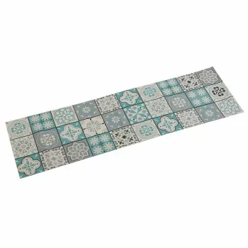 Table Runner Versa Mosaic Turquoise Polyester (44,5 x 0,5...
