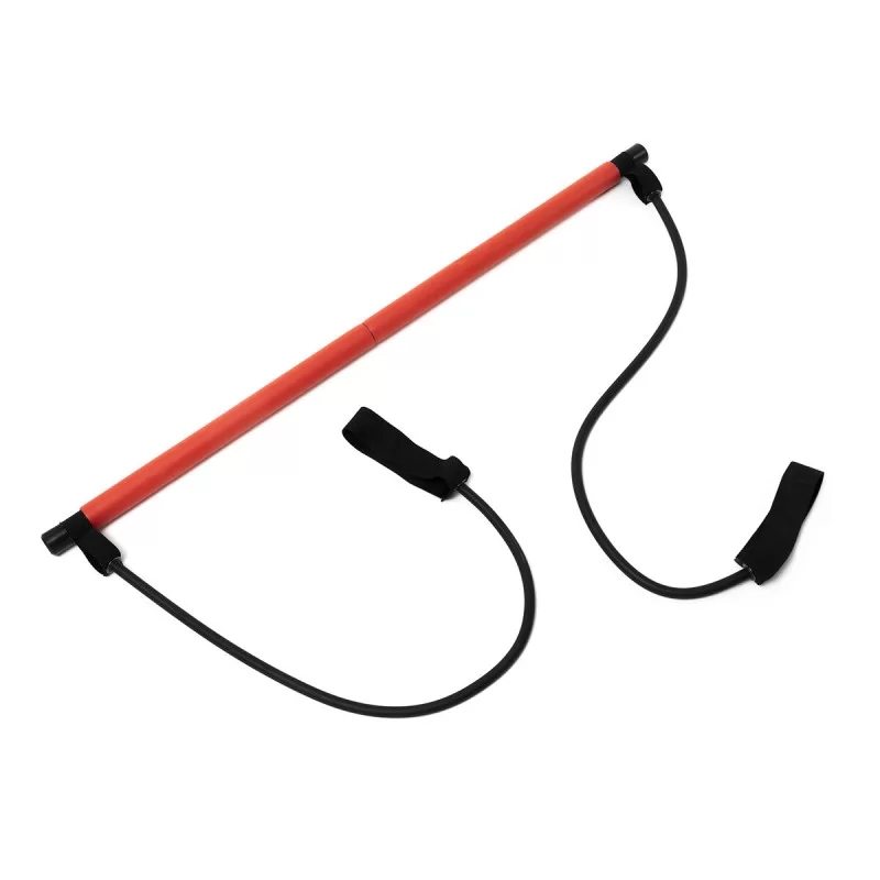 Fitness Bar with Resistance Bands and Exercise...