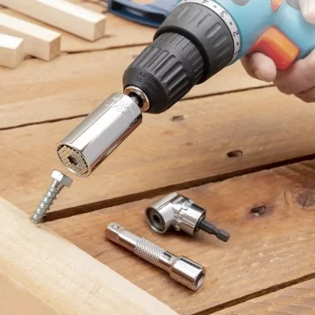 Universal Socket Wrench with Accessories Uniscrew...