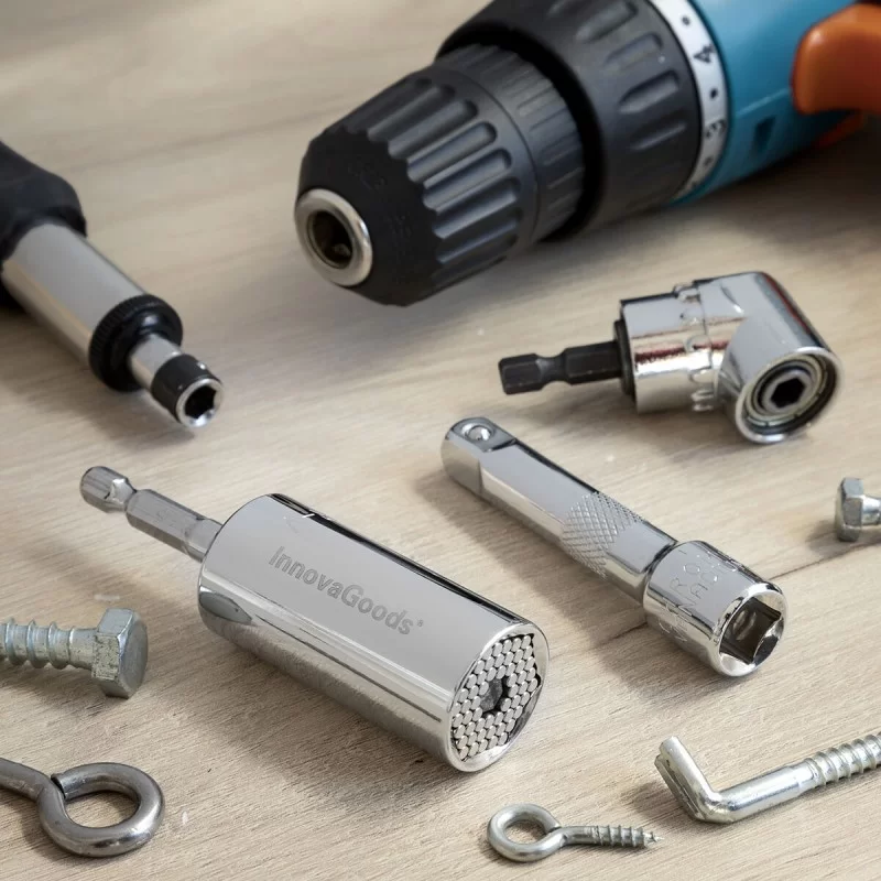 Universal Socket Wrench with Accessories...