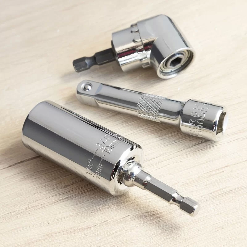 Universal Socket Wrench with Accessories...