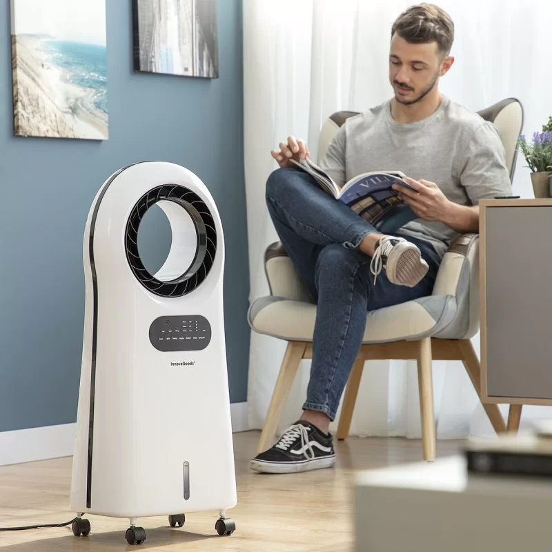 Bladeless, Evaporative Air Conditioner with LED...