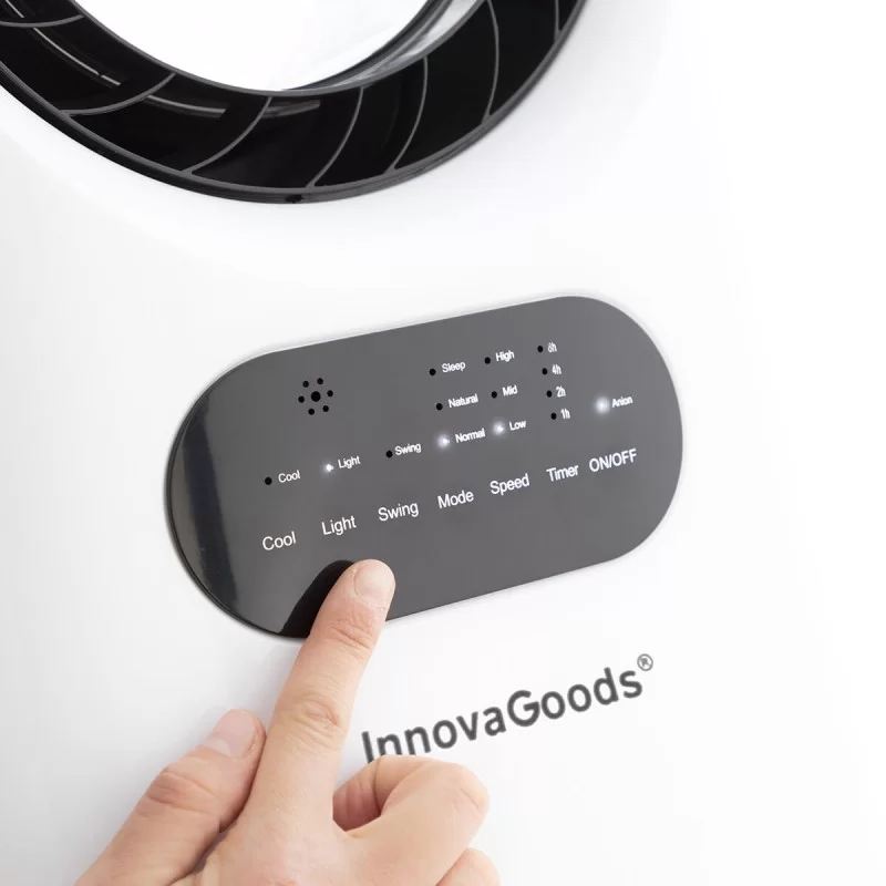 Bladeless, Evaporative Air Conditioner with LED...