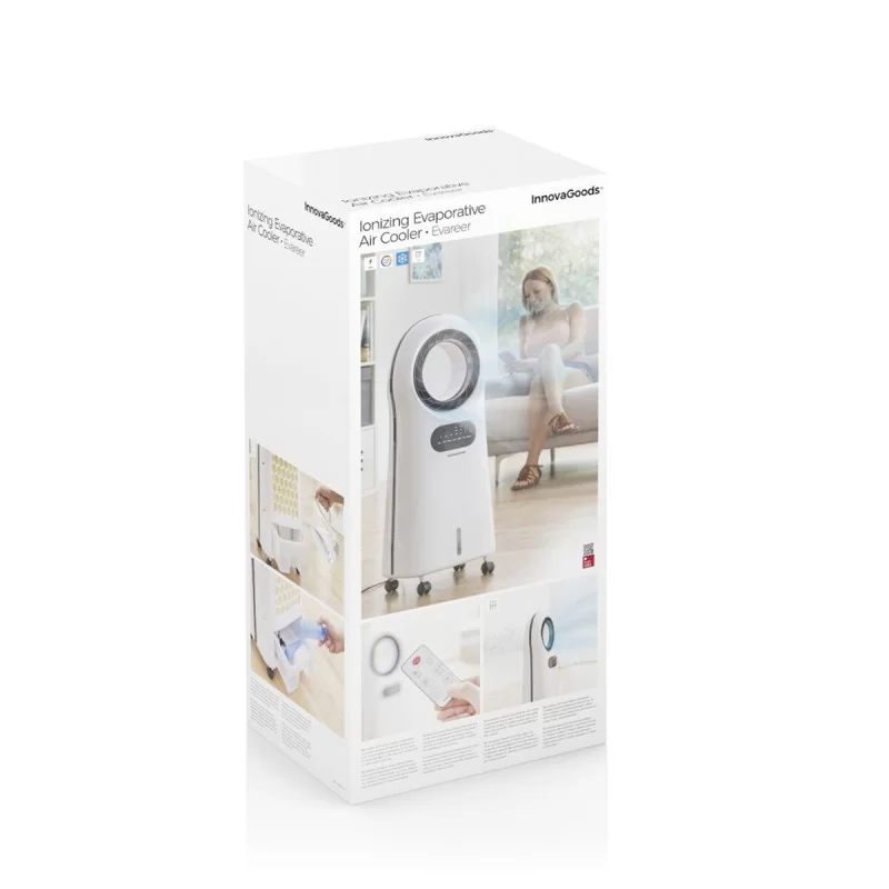 Bladeless, Evaporative Air Conditioner with LED...