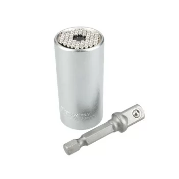 Socket wrench Ferrestock 7 a 19 mm Steel 3/8" 2