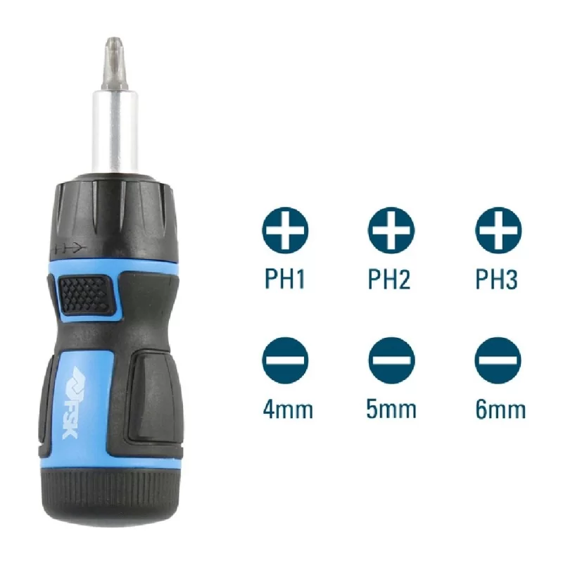 Screwdriver Set Ferrestock Carraca screwdriver...