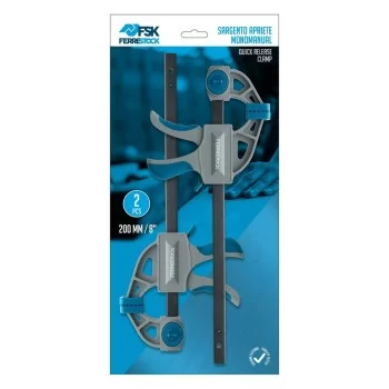 One-hand clamp Ferrestock 8"/200 mm (2 pcs) 2