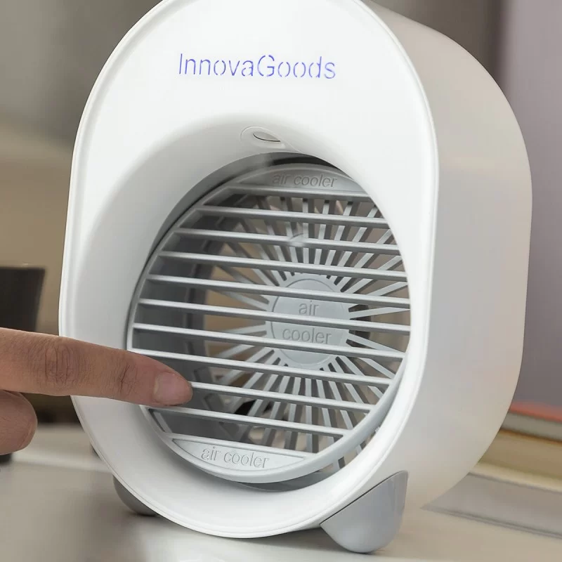 Mini Ultrasound Air Cooler-Humidifier with LED...