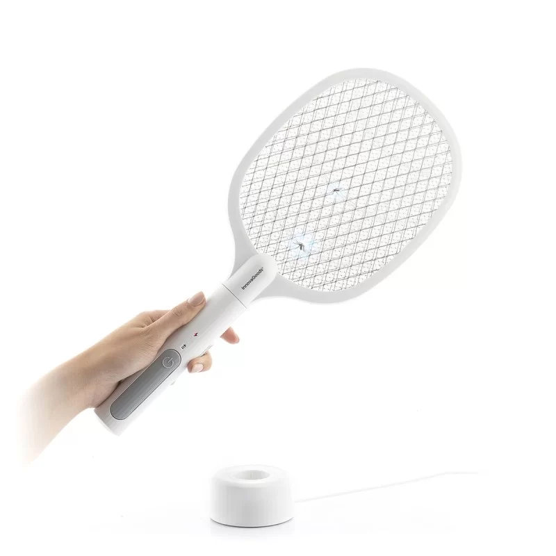 2-in-1 Rechargeable Insect Killing Racket with...
