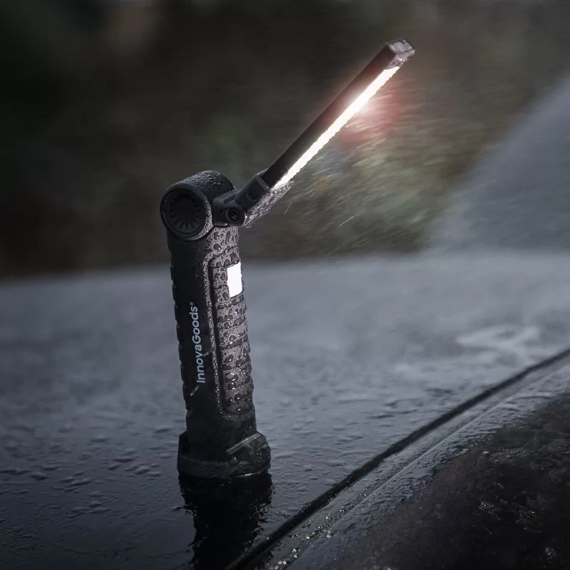 5-In-1 Rechargeable Magnetic LED Torch Litooler...