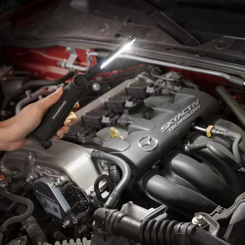 5-In-1 Rechargeable Magnetic LED Torch Litooler...