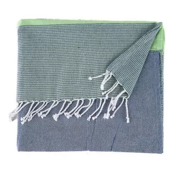 Multipurpose throw Stripes Green