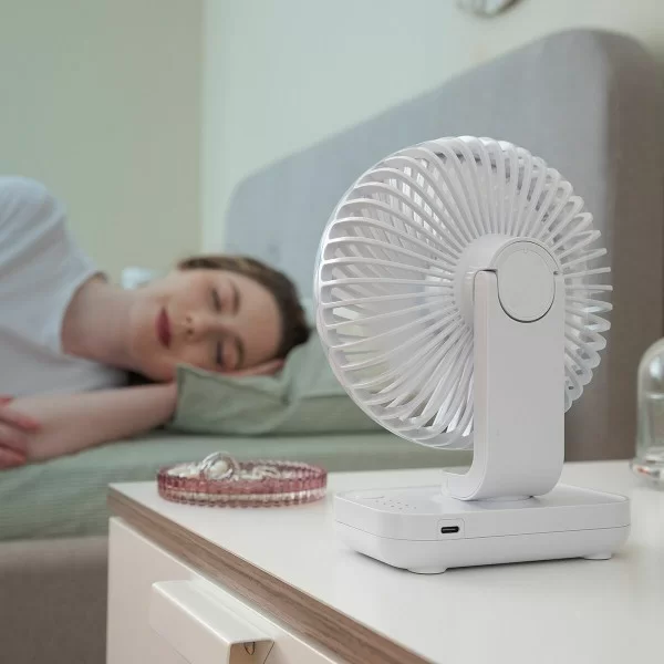Rechargeable Desk Fan Fanrec InnovaGoods Ø5,4'' 3600 mAh / 13,3 W
