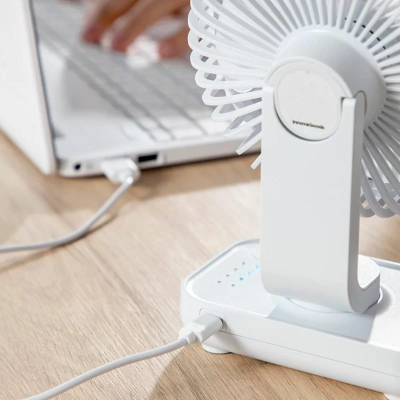 Rechargeable Desk Fan Fanrec InnovaGoods Ø5,4''...