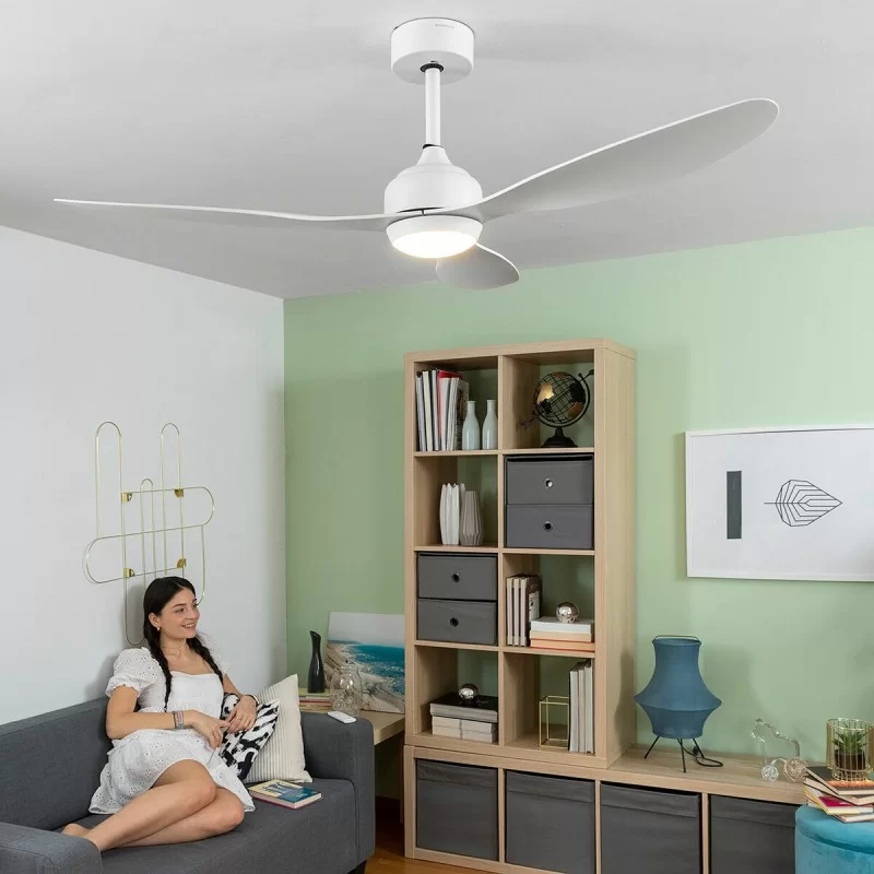 LED Ceiling Fan with 3 ABS Blades Flaled...