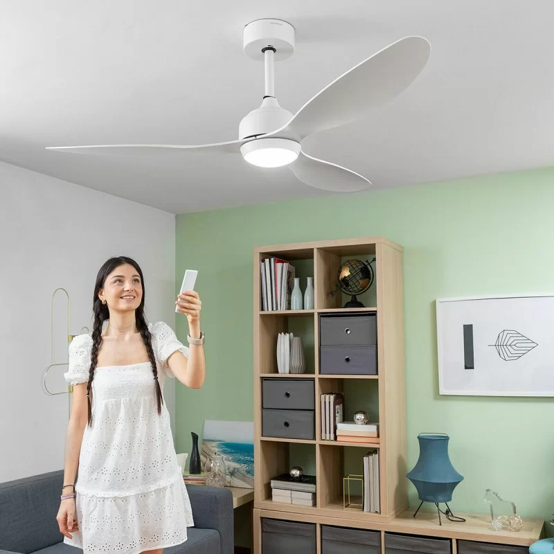 LED Ceiling Fan with 3 ABS Blades Flaled...