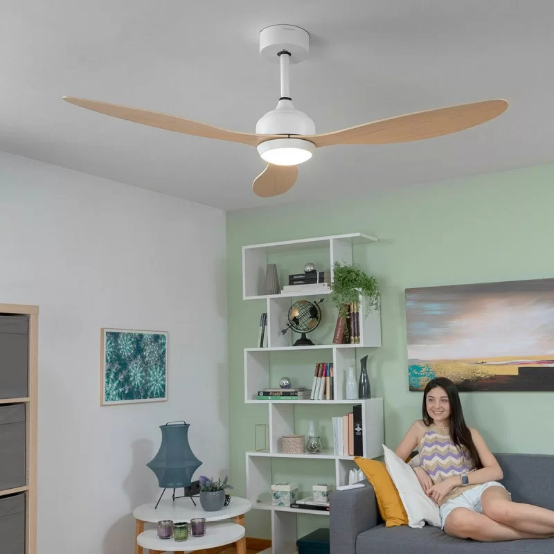 LED Ceiling Fan with 3 ABS Blades Wuled...