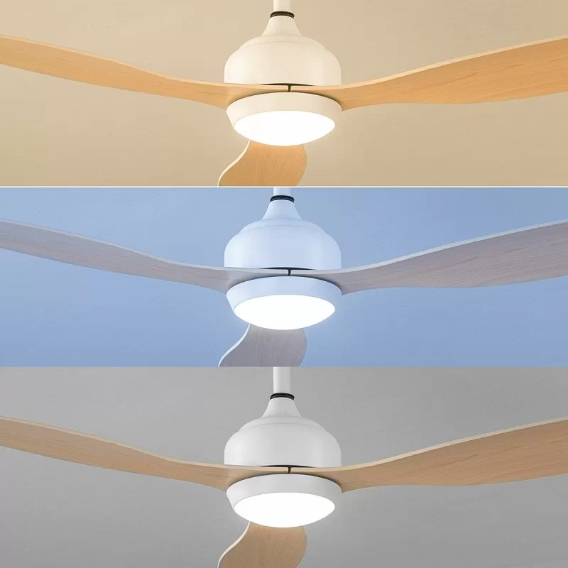 LED Ceiling Fan with 3 ABS Blades Wuled...