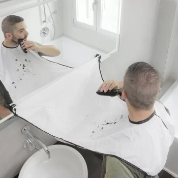 Beard-Trimming Bib with Suction Cups Bibdy InnovaGoods 2