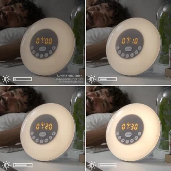 Sunrise Alarm Clock with Speaker Slockar InnovaGoods 2