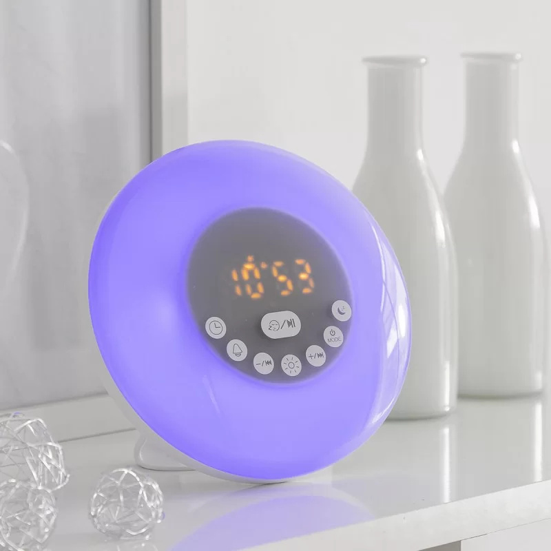 Sunrise Alarm Clock with Speaker Slockar...