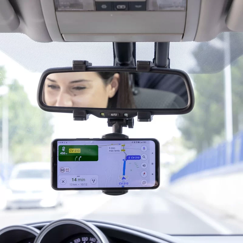 Smartphone Holder for Rearview Mirror Stropp...