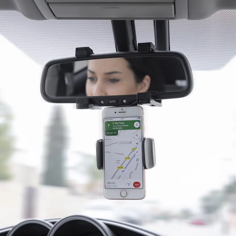 Smartphone Holder for Rearview Mirror Stropp...