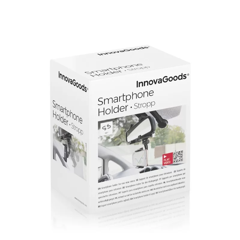 Smartphone Holder for Rearview Mirror Stropp...