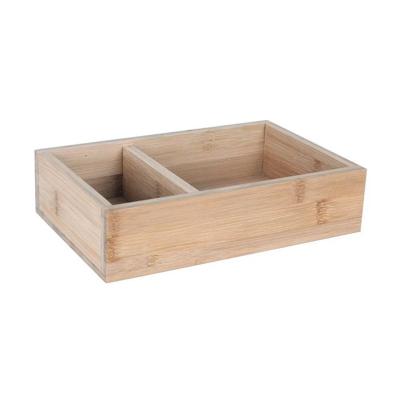 Storage Box Inde Bamboo 23 x 15 x 6 cm
