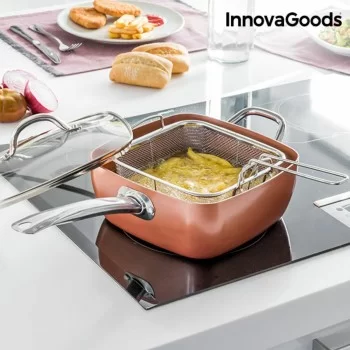 All-Purpose Copper Pan Set 5 in 1 InnovaGoods IG117346 4...