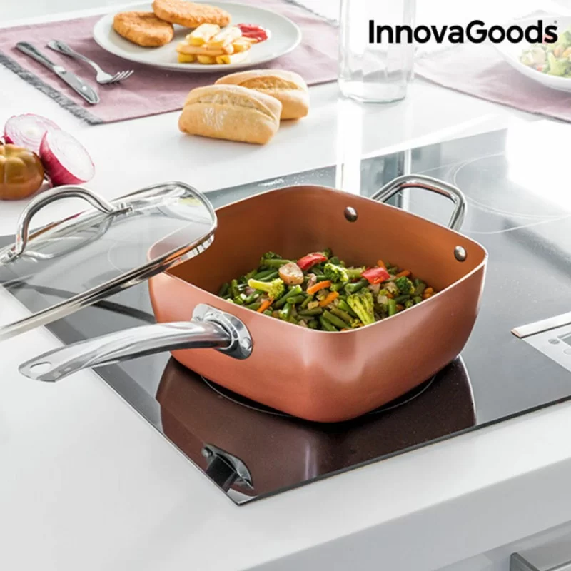 All-Purpose Copper Pan Set 5 in 1 InnovaGoods...