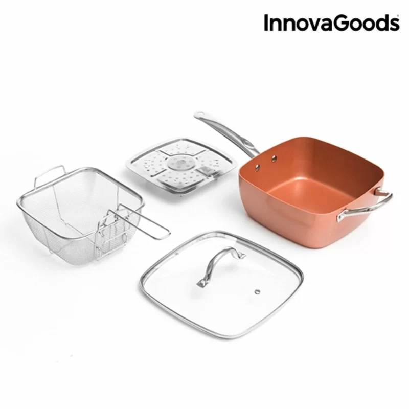 All-Purpose Copper Pan Set 5 in 1 InnovaGoods...