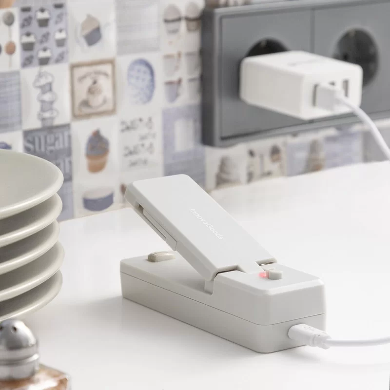 Rechargeable Magnetic Bag Sealer with Cutter...