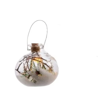 Decorative bauble Decoris Crystal Ø10 CM 2