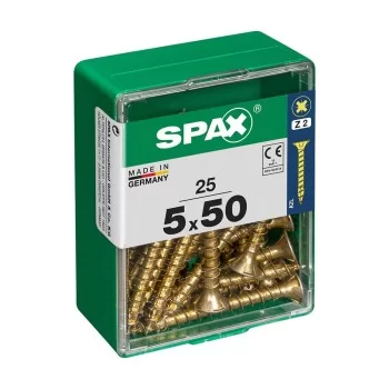 Box of screws SPAX Yellox Wood Flat head 25 Pieces (5 x... 2