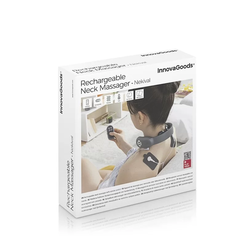 Rechargeable Neck Massager with Remote Control...