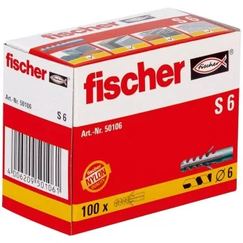 Studs Fischer S6 50106 Expansion 100 Pieces 6 x 40 mm 2