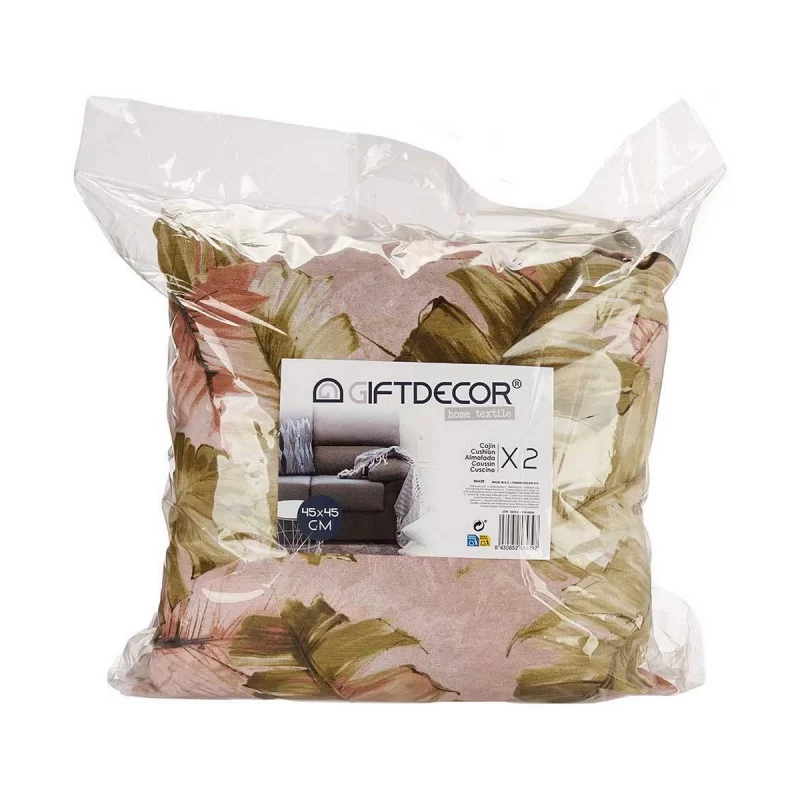 Cushion Green 2 Units Leaf of a plant