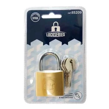 Key padlock EDM Bow Brass (40 x 23 mm) 2