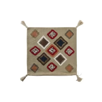 Cushion cover DKD Home Decor Multicolour Fringe 50 x 1 x...