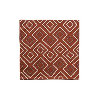 Cushion cover DKD Home Decor Terracotta Geometric 50 x 1...