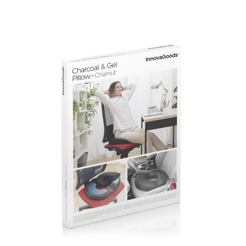 Gel & Bamboo Charcoal Cushion with Removable...