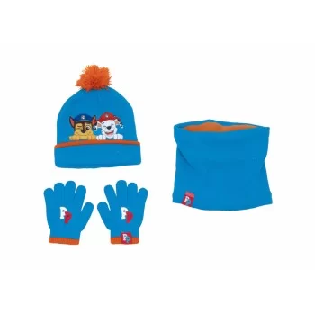 Hat, Gloves and Neck Warmer The Paw Patrol Friendship Blue
